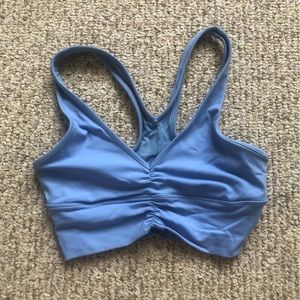 Blue wild thing sports bra
